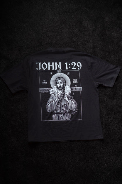 GODS LAMB OVERSIZE T-SHIRT IN BLACK