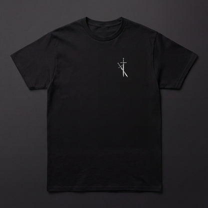 SWORDS OF FAITH T-SHIRT REGULAR FIT IN BLACK