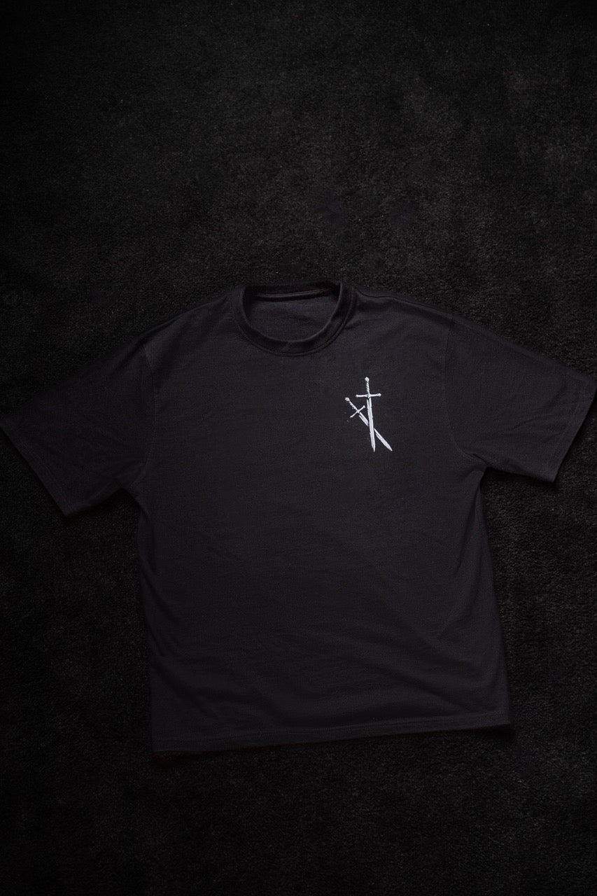 GODS LAMB OVERSIZE T-SHIRT IN BLACK