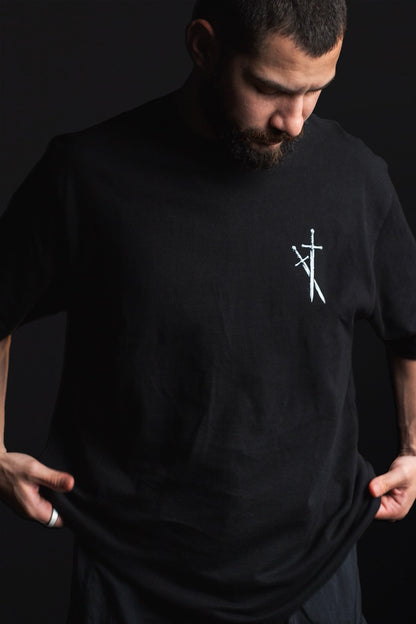 GODS LAMB OVERSIZE T-SHIRT IN BLACK